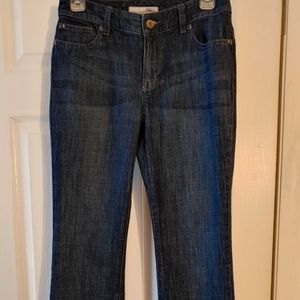 Chico Jeans 00 Short Blue Denim Small Boot Cut